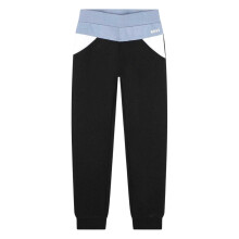 (14 Years, Black) Boss Childrens/Kids Colour Block Regular Jogging Bottoms