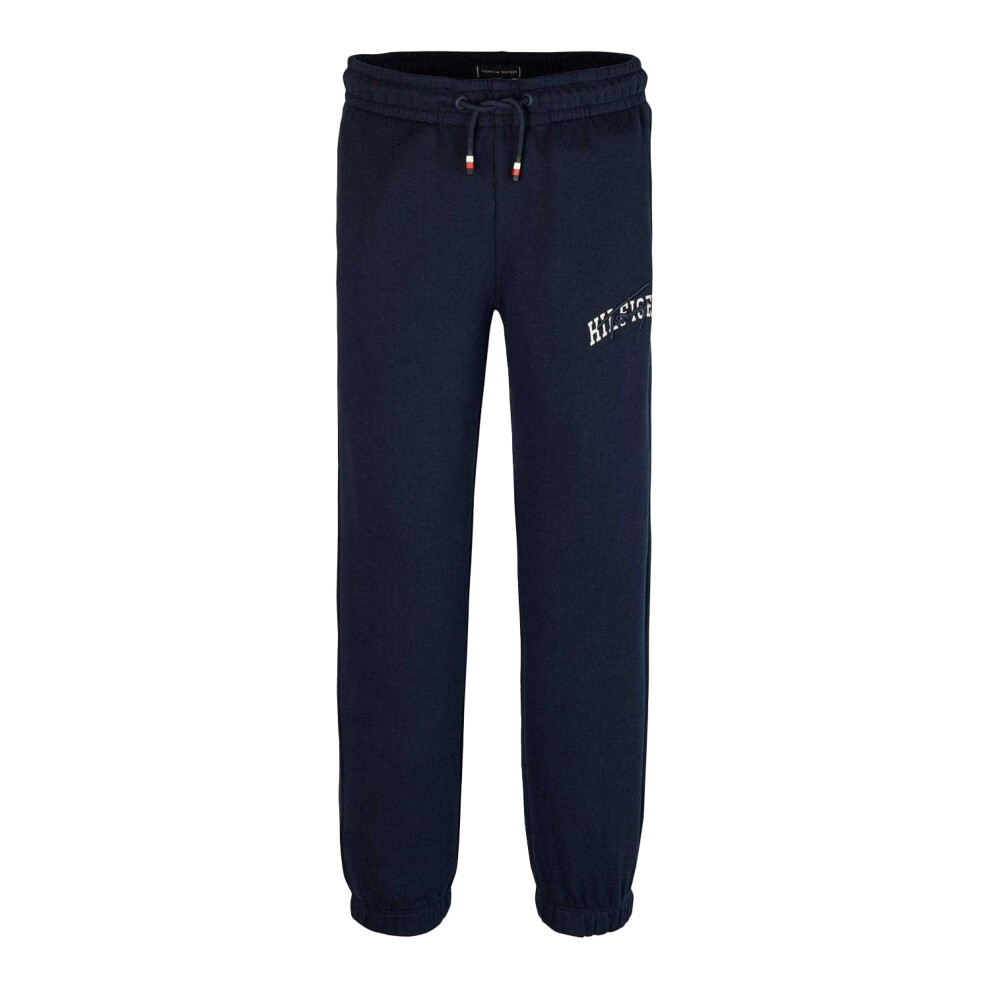 Tommy Hilfiger (8 Years, Navy) Boys Script Jogging Bottoms