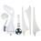 NE-100S3 12V 100W Wind Turbine 580mm Blades 2