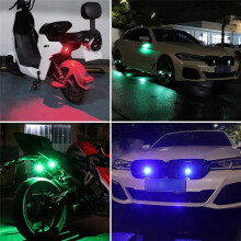 LED Strobe Drone Light 7 Colors USB Charging Night Lights for Air 2S/ 2 /Bike /Dirt Bike /Car /Motorcycle, 2PCS