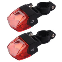 2X Bicycle Light Induction Tail Light Warning Lamp Magnetic Power Generate Taillight Self Powered Magnetic Warn Light