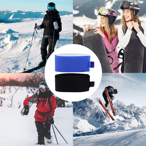 Ski Board Strap Multipurpose Ski Binding Strap Adjustable-Blue 1