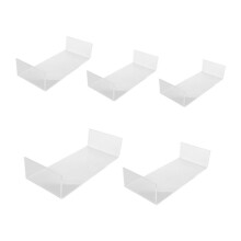 Paquet de 5 Supports D'Affichage en Acrylique Transparent, 5 Tailles de PréSentoirs en Acrylique pour éTagèRes de Support de Bijoux pour Gâteau,