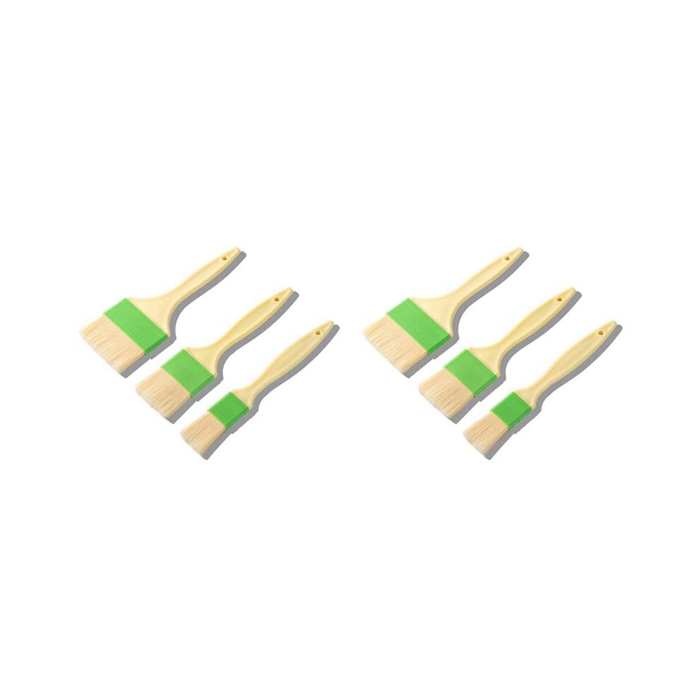 6Pcs Basting Pastry Brush, Cooking Brush Set,Grill Brush, Food Brush For Baking, Perfect For Marinade, Sauce, Bbq Brushe 4713667840549