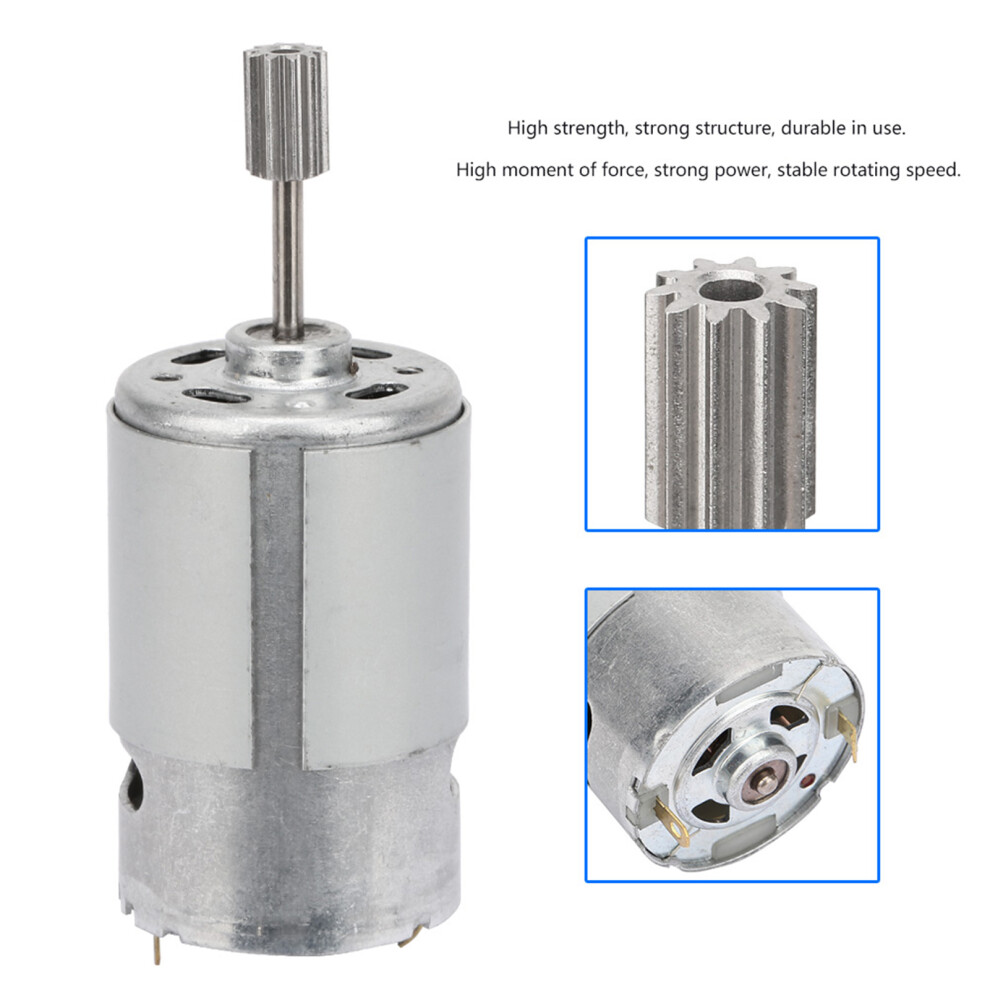 RS550 6V Micro Motor for Toy Cars and Bikes