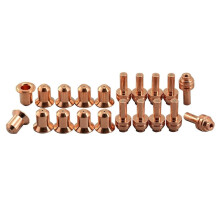 10Pcs 176655 and 10Pcs 176656 Plasma Cutter Torch Consumables for Miller ICE-25C ICE-27C ICE-27T