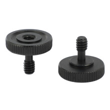 Thumb Screw Camera 1/4 Inch Thumbscrew L Bracket Screw Mount Adapter Bottom 1/4 Inch-20 Female Thread (Pack of 8)