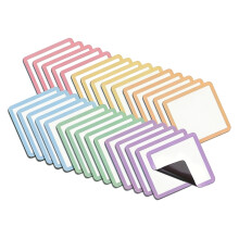 Magnetic Whiteboard Labels Pack Of 30 Sheets Friendly PVC Writes