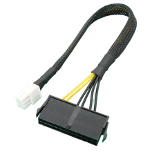 ATX PSU Standard 24Pin Female to 6P Male Internal Power Adapter Converter Cable for  6 PIN 3060 5060 7060 Mainboard