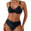 Practical Two Piece Ladies Swimsuit Comfortable-Black L 1