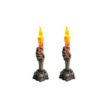 Halloween Dekorative Lichter Dekoration Requisiten Skelett Geist Hand Hält Kerzenlichter Led Elektronische Kürbislichter A