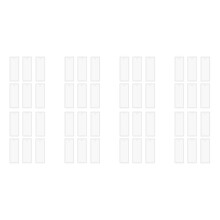 48 Pcs 3.7 Inch Rectangle Silicone Bookmark Mold DIY Bookmark Mould Making Epoxy Resin Jewelry Transparent Mold