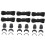 3Pairs Elastic Polyester Shoe Laces with Cord Lock-Black 1