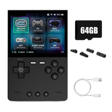 Console de Jeu Portable BRICK Console de Jeu Vidéo Portable Linux 64G Écran IPS 3,2 Pouces 1024x768 Contrôleur de Jeu Rétro A