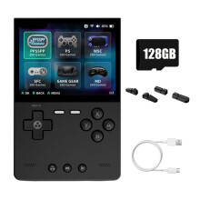 Console de Jeu Portable BRICK 128 Go Console de Jeu Vidéo Portable Linux Écran IPS 3,2 Pouces 1024x768 Contrôleur de Jeu Rétro A