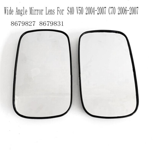 8679827 8679831 Espelho Retrovisor Aquecido Automático Esquerdo e Direito com Lente  Angular para  S40 V50 2004-2007 C70 2006-2007 2