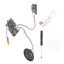 Recording Greeting Card 8M Movement Box Holiday Christmas Birthday Card Music Cover Wall MP3 Download Voice Module