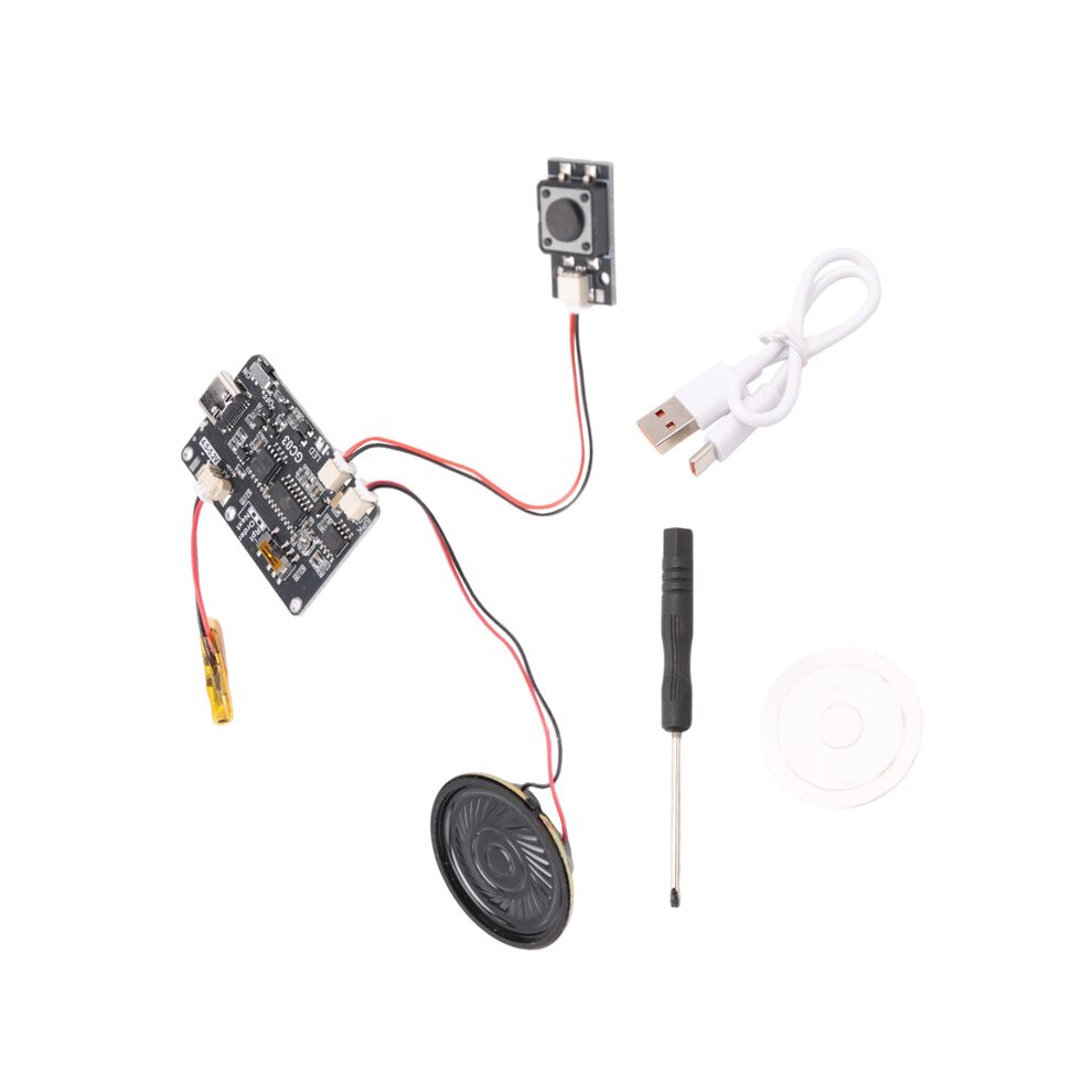 Recording Greeting Card 8M Movement Box Holiday Christmas Birthday Card Music Cover Wall Mp3 Download Voice Module Light 6032742768751