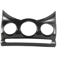 Car Center Console Trim Cover Dashboad Air Conditioning Knob Panel for Cooper F55 F56 Carbon Fiber