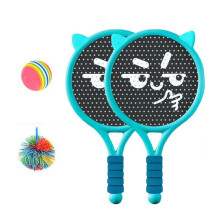 Raquettes de Badminton de Tennis légères pour enfants,-bleu bleu