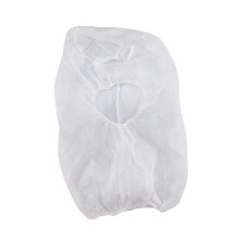 100Pcs Industrial Disposable Beard Hair Net Full Face-White
