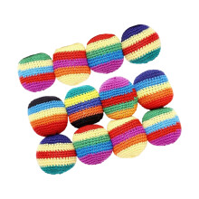 6/12/24Pc Stitching Footbag Sacks Training Ball To Improve-12
