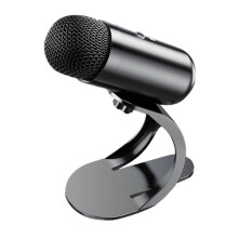 USB-Mikrofonbrusreducering med Färgglada RGB-Ljus för Strömmande Podcasts Desktop Wired Microphone Game Conference