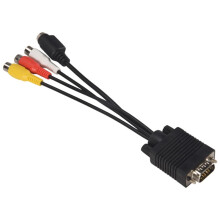PC VGA au cable S-Video AV RCA TV Out adaptateur convertisseur