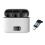 M8 Pro Wireless Lavalier Microphone with LCD Display Charging Box Noise Reduction Mic for Ios Android Live Streaming A 1