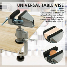 Ătau D'Ătabli, Pince de Table, Rotatif Ă 360, Portable, Outil Fixe pour le Perçage, le Travail Du Bois, la Fabrication de Bijoux