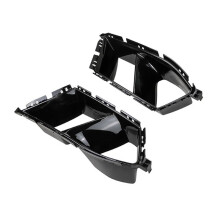 Car Front Bumper Air Inlet Grille for  M3 M4 G80 G82 G83 Side Vents Decorative Spoiler(Black)