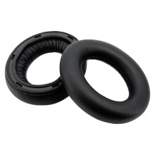 2Pcs Comfortable Sheepskin Ear Cushions Repair For HDB630-Black