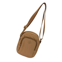 Lichtgewicht nylon crossbodytas voor dames met meerdere-Khaki