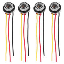4 StüCke 1157 Bay15D Lampen Fassung Lampen P21 / 5 Watt Adapter Basis Sockel Stecker Kunststoff Auto ZubehöR für Brems Licht