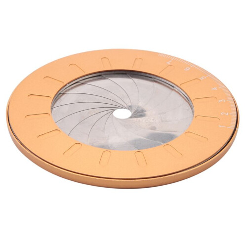 Adjustable Round Drawing Ruler 10mm to 77mm Round Rotatable Compass Ruler Woodworking Tool for Measuring Gauging 2