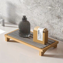 Diatom Mud Washing Table Rack - Kitchen Sponge, Soap Holder & Dispenser with Countertop Fast Drying Tray Rack