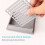 3PCS Sticky Note Stencil Template with Sticky Note, Sticky Note Holder with Stencil, Sticky Note  Stencil 6