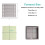3PCS Sticky Note Stencil Template with Sticky Note, Sticky Note Holder with Stencil, Sticky Note  Stencil 7