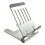 Aluminum Alloy Phone Stand Foldable Multiple Angle-Silver 1