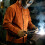 High Quality Leather Welding Jackets Coat With Flame-XL brown 7