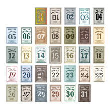 Platzsparender kleiner Tischkalender für 2026,-6