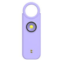 Porte-Clés D'Autodéfense, Alarme Anti-Loup, Vibration 135 DB, Induction, Charge, Flash, Alarme Personnelle de Sécurité