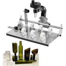 Glasflaschenschneider-Set, DIY-Präzisions-Glasschneider für Quadratische, Runde und Unregelmäßige Flaschen, Glasschneidewerkzeug-Set
