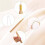 Hair Extensions Loop Needle Threader Pulling Hook, Needle Threaders with Wooden Handle Bead Threader for Hair Extension 2