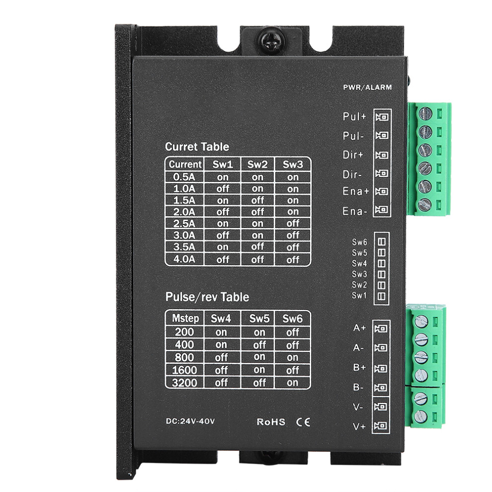 24V 3A Nema 23 Stepper Motor and Driver 1.8