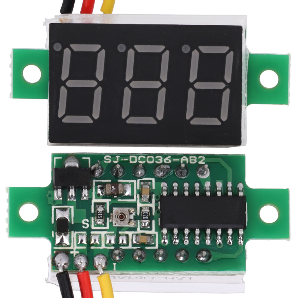 5pcs 0.36" LED DC Voltmeter 0-100V Tester