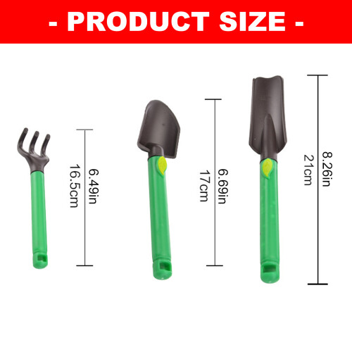 Ensemble d'outils de jardinage pour enfants, ensemble de 3 2