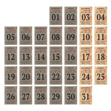 2026 Small Desk Calendar 365 Day Tear Off Paper Calendar For-2