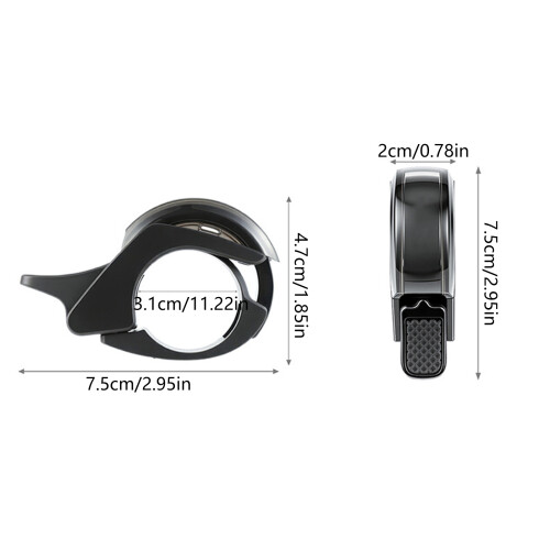 Fahrradglocken mit lautem Klang, Pick Strikes Horn, 2