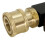 Buse rotative d'adaptateur métallique à-Acier inoxydable Argent 7